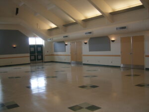 Interior Hall with vaulted ceiling