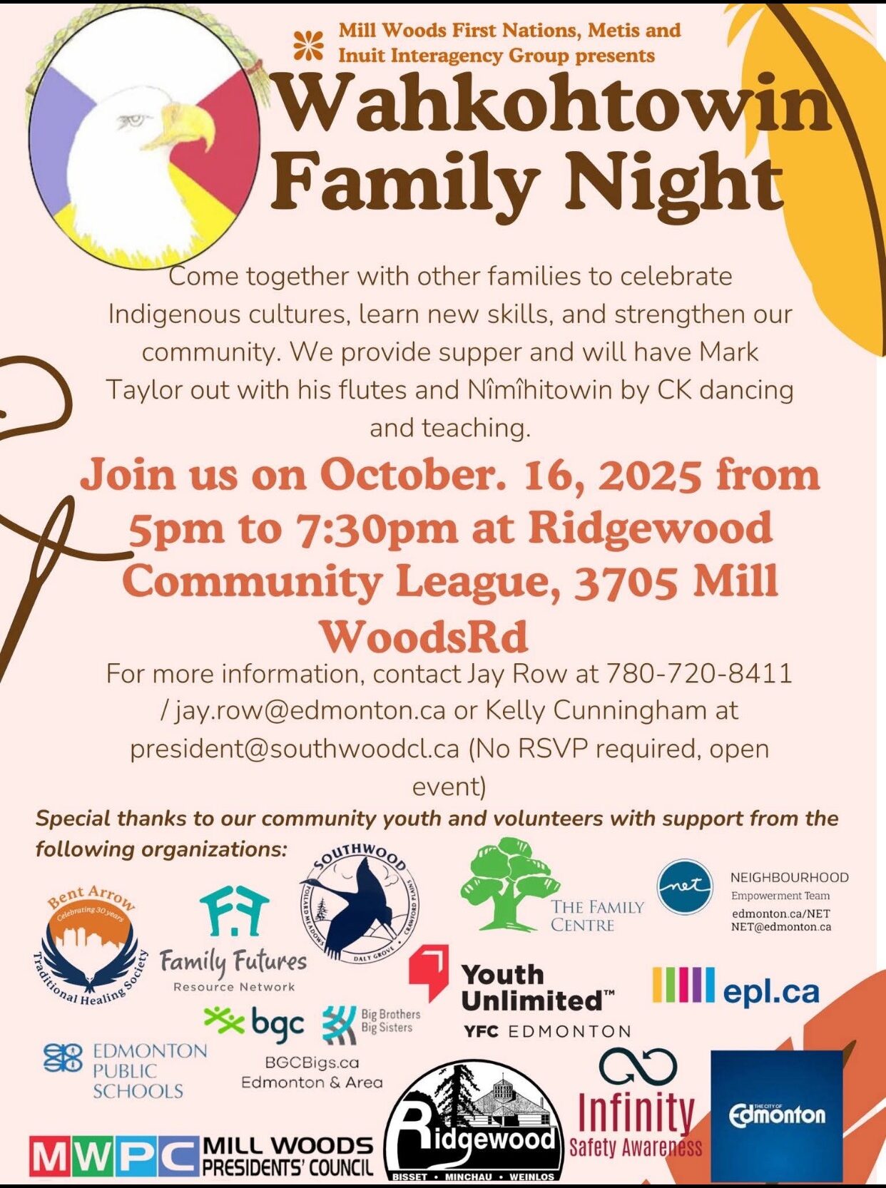 October 16: Wahkohtowin Family Night